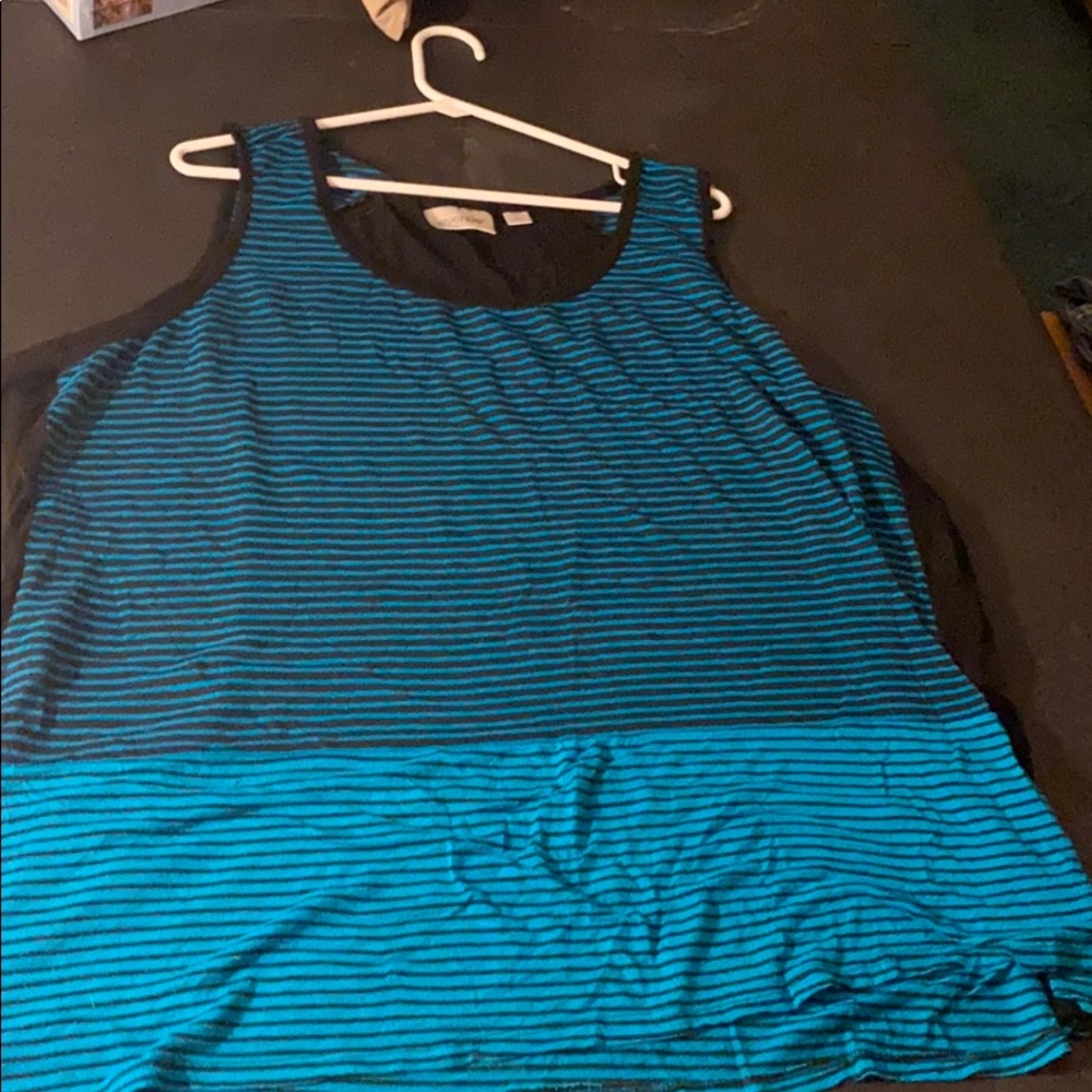 Striped Blue tank top